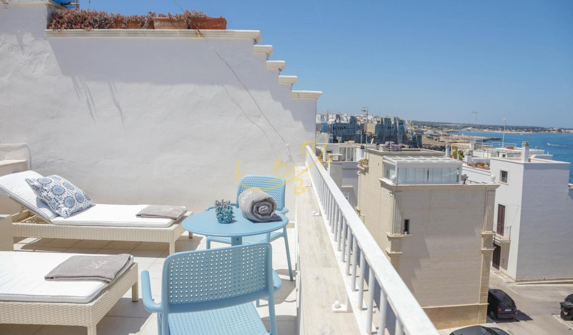 ポリニャーノ・ア・マーレ Td Casa Marevino Seaside Terrace With Panoramic Viewsヴィラ エクステリア 写真
