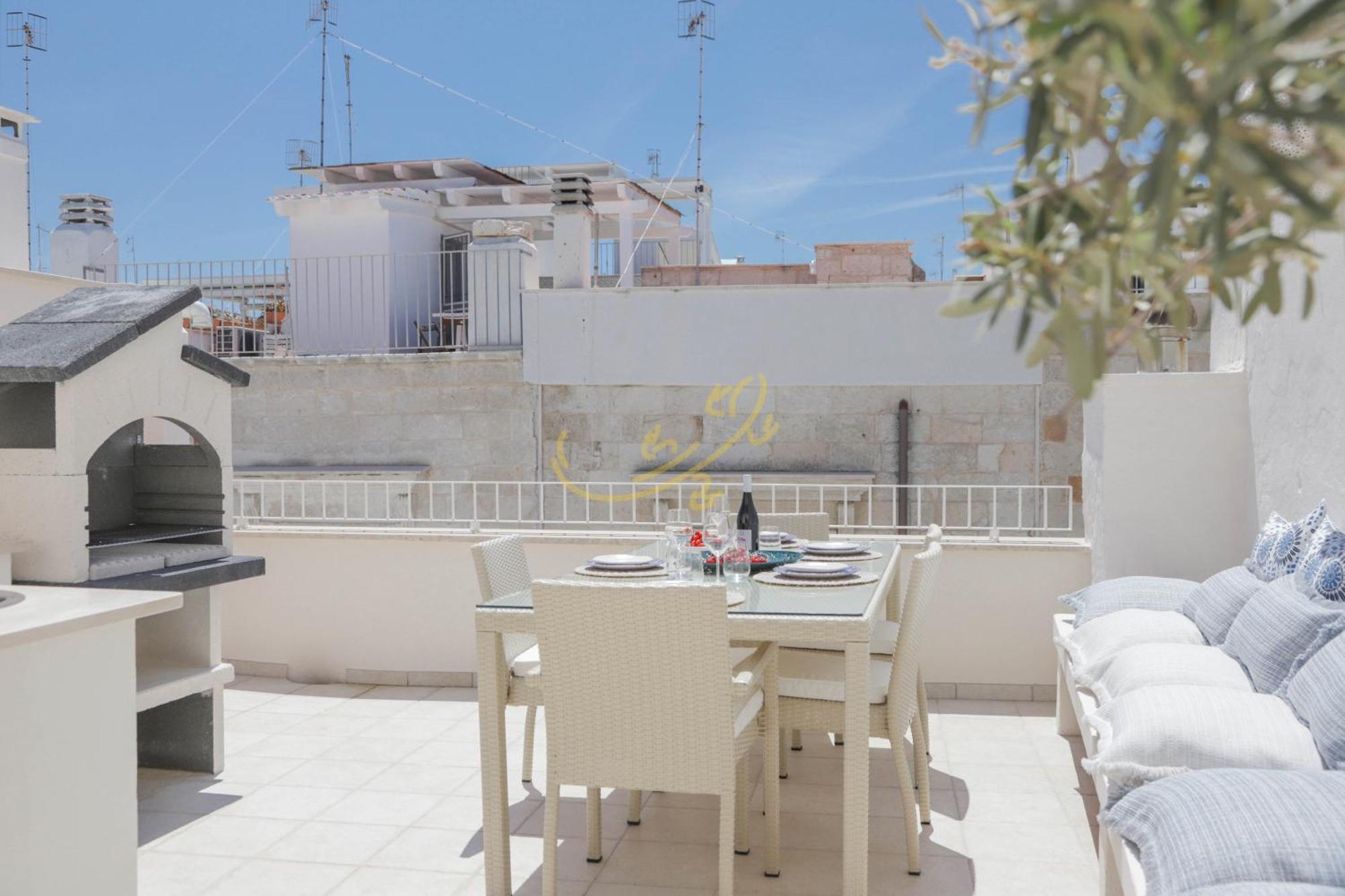 ポリニャーノ・ア・マーレ Td Casa Marevino Seaside Terrace With Panoramic Viewsヴィラ エクステリア 写真